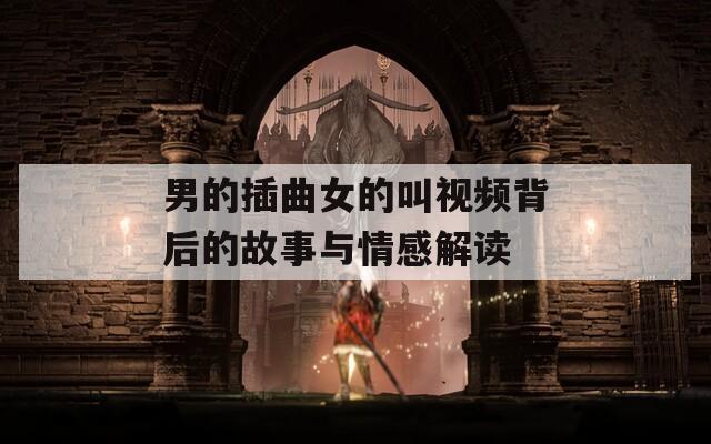 男的插曲女的叫视频背后的故事与情感解读